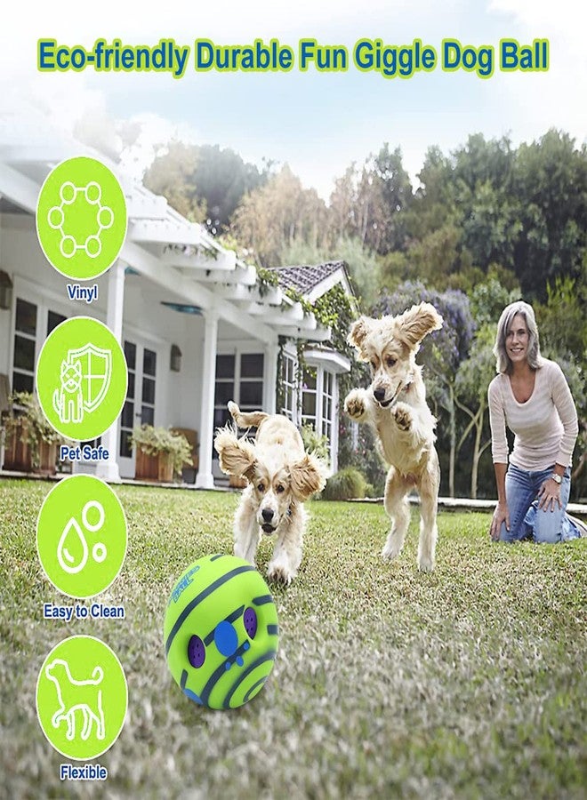 Qpets® Interactive Chew Ball for Dogs Durable PVC Toy with Sound Tubes, 14cm Bounce & Chew Ball for Medium & Large Breeds, Safe Squeaky Toy for Exercise, Play & Dental Health - Image 3